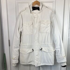 WESC Men's L Classic White Snowboard/Snow Jacket